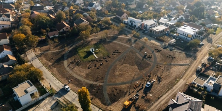Zonă nouă verde și de relaxare în zona Blașcovici din Timișoara