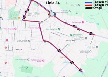 Traseul autobuzului 24 din Timișoara, extins!