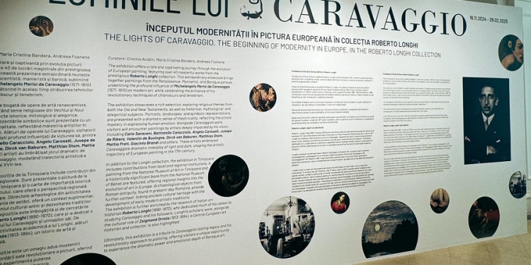 La Timișoara s-a deschis expoziția „Luminile lui Caravaggio” FOTO