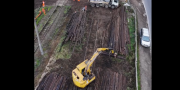 7% din lucrările de modernizare a căii ferate Timișoara Est – Ronaț Triaj, finalizate