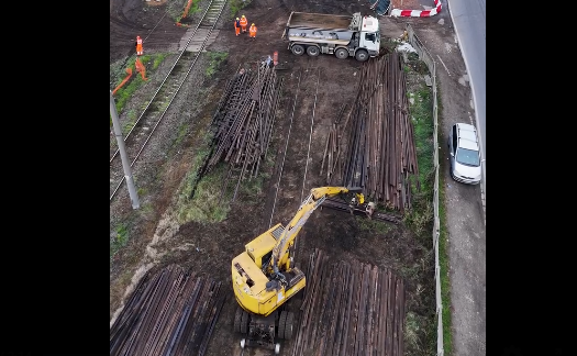 7% din lucrările de modernizare a căii ferate Timișoara Est – Ronaț Triaj, finalizate