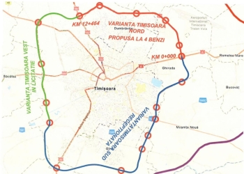 Licitația privind realizarea studiului de fezabilitate pentru extinderea centurii de nord a Timișoarei, lansată în curând
