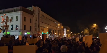 Miting pro-european în centrul Timișoarei, după rezultatele la primul tur al alegerilor prezidențiale