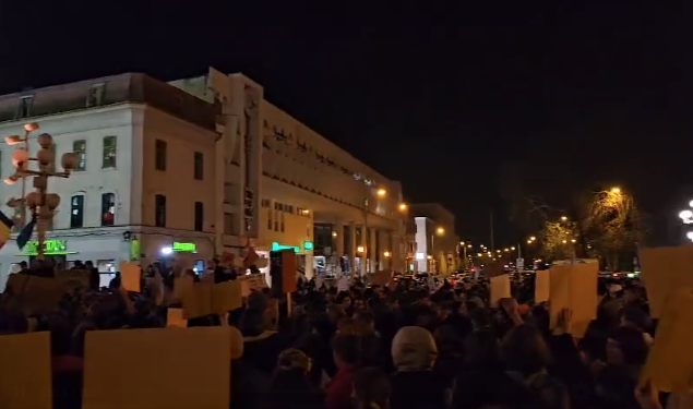 Miting pro-european în centrul Timișoarei, după rezultatele la primul tur al alegerilor prezidențiale