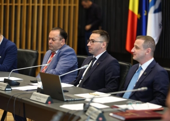 Prima ședință a noului Consiliu Județean Timiș! Au fost aleși vicepreședinții: Alexandru Iovescu și Alin Popoviciu