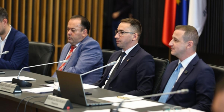 Prima ședință a noului Consiliu Județean Timiș! Au fost aleși vicepreședinții: Alexandru Iovescu și Alin Popoviciu