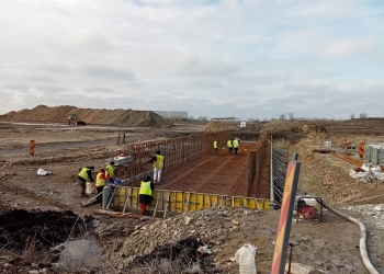 Șantierul DN 69 Timișoara – Arad cu autostrada A1 se închide până anul viitor. Lucrările sunt la jumătate