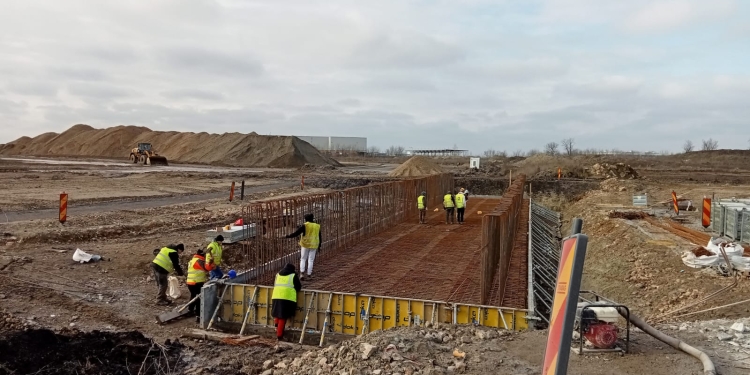 Șantierul DN 69 Timișoara – Arad cu autostrada A1 se închide până anul viitor. Lucrările sunt la jumătate