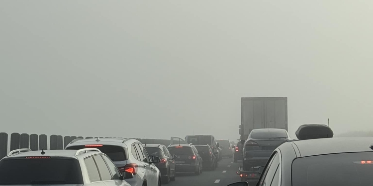 Accident după accident pe autostrada Timisoara – Lugoj. Se circulă în condiții dificile