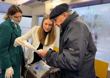 Spirometrii gratuite la Timișoara, în tramvai