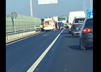 Accident pe centura de sud a Timișoarei! Un bărbat a fost rănit