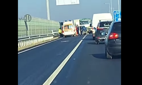 Accident pe centura de sud a Timișoarei! Un bărbat a fost rănit