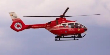 Accident grav în Timiș! 5 mașini implicate, două victime, un elicopter a fost solicitat