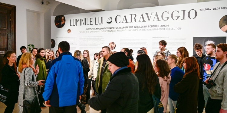 Record de elevi la expoziția „Luminile lui  Caravaggio”