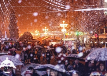 Zăpadă de Crăciun, în unele zone din Banat