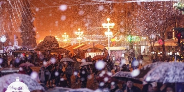 Zăpadă de Crăciun, în unele zone din Banat
