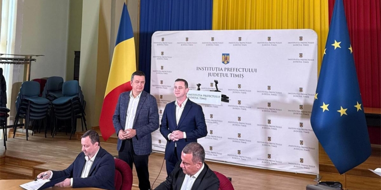 Contractul pentru execuția Centurii de Vest a Timișoarei, semnat