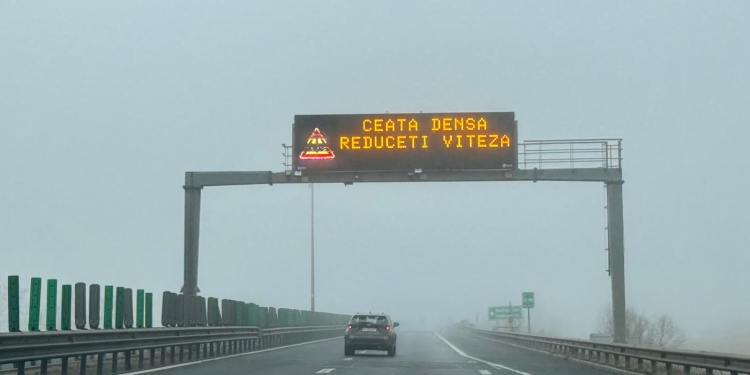 Șoferi, circulați cu prudență! Banatul, sub cod galben de ceață densă
