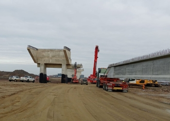 Pe noua descărcare de pe autostrada A1, de la Sânandrei, se va putea circula la sfârșit de vară