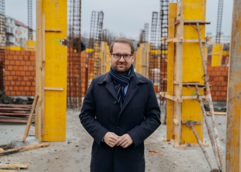 Primarul Dominic Fritz, vizită pe șantierul noii creșe din zona Bucovina FOTO