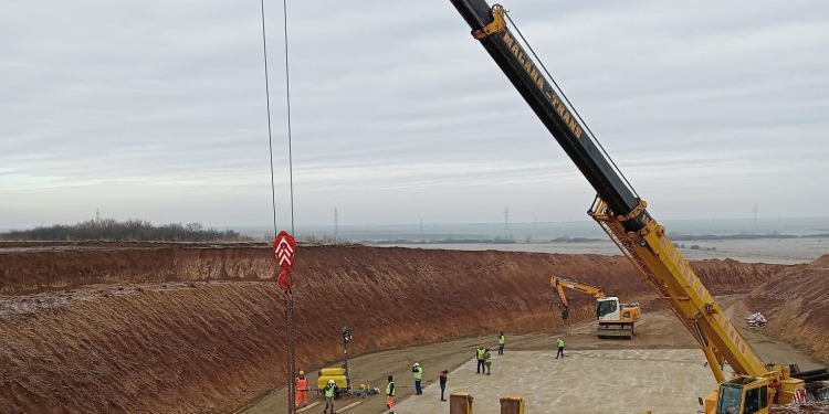 Muncitorii au reluat activitatea pe șantierul drumului de legătură DN 69 Timișoara – Arad cu autostrada A1