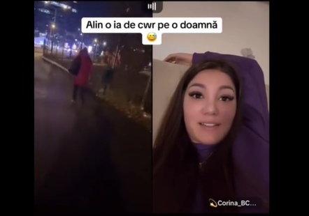 Provocare scandaloasă pe TikTok: un bărbat a pipăit o femeie pe stradă, în Timiș