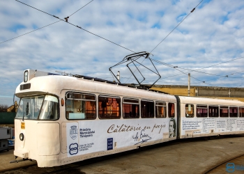 Un tramvai din Timișoara va purta fragmente din versurile lui Mihai Eminescu, timp de o lună
