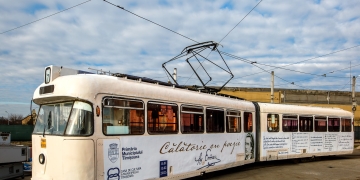 Un tramvai din Timișoara va purta fragmente din versurile lui Mihai Eminescu, timp de o lună