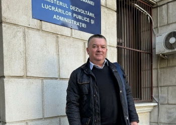 Primarul Viorel Mărcuți, la București pentru proiectul reabilitării grădiniței din Sânmihaiu Român cu bani europeni