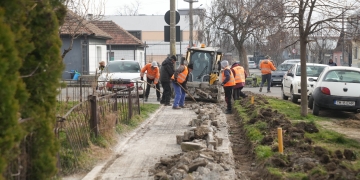 Noi trotuare din Timișoara, modernizate de primărie FOTO