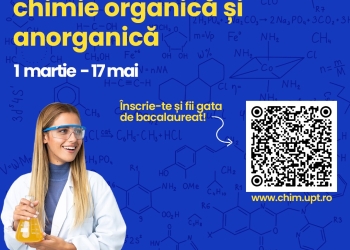 Meditații gratuite la chimie pentru pregătirea bacalaureatului, la UPT