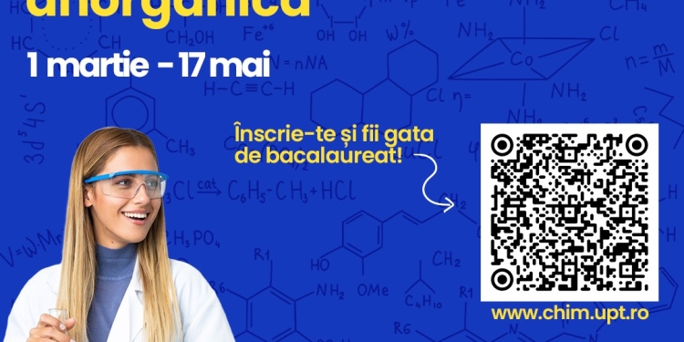 Meditații gratuite la chimie pentru pregătirea bacalaureatului, la UPT