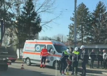 O tamponare a blocat intrarea în Timișoara dinspre Dumbrăvița