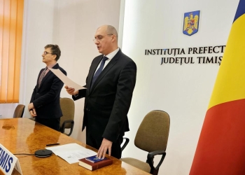 Județul Timiș are un nou subprefect! Deian Popov a depus jurământul, l-a înlocuit pe Raul Ambruș