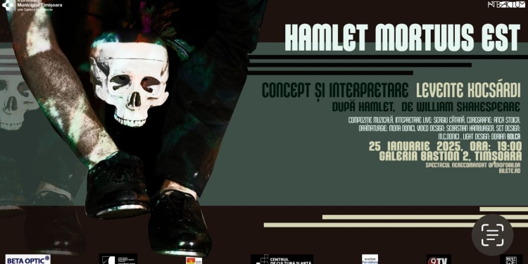 ”Hamlet mortuus est”, un spectacol despre putere, la Timișoara