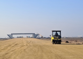 Aproape 42% din lucrările la noul drum de legătură cu autostrada A1, de la Sânandrei, finalizate FOTO