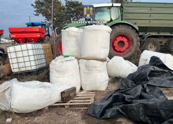 Polițiștii din Timiș, dosar penal pentru 6.600 kilograme de îngrășământ chimic depozitat necorespunzător