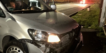 Un șofer beat a intrat cu mașina într-o benzinărie din Timișoara