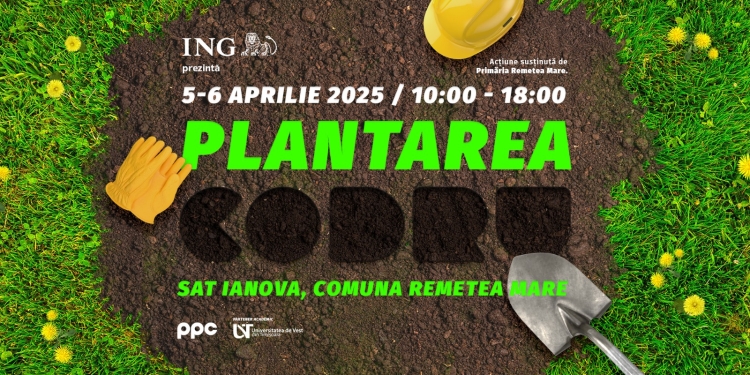 Plantări de copaci la Remetea Mare. Poate participa oricine