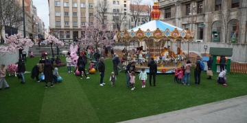 Târgul de Paște din Timișoara, deschis oficial duminică! Zeci de căsuțe și decoruri de poveste FOTO