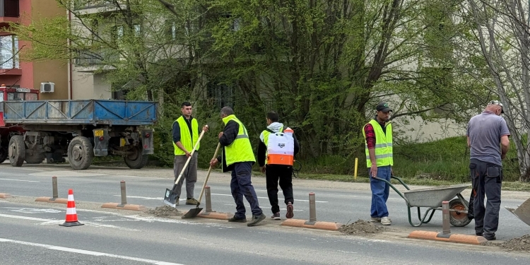 Încep lucrări de reparații pe Calea Timișoarei din Giroc