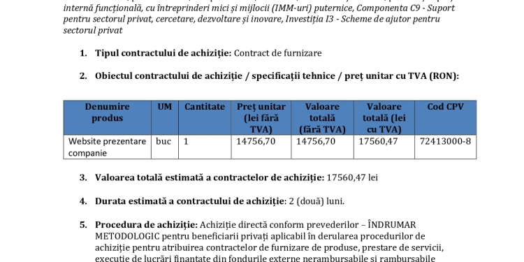 STUDIO FORMA TIMIȘOARA S.R.L. implementează un proiect european privind digitalizarea societății