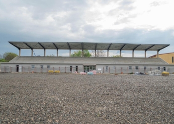 Noua bază sportivă de pe Mircea cel Bătrân din Timișoara, la jumătatea execuției