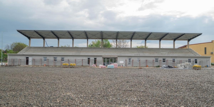 Noua bază sportivă de pe Mircea cel Bătrân din Timișoara, la jumătatea execuției