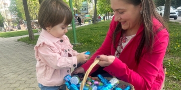 Andra Lăpădatu, alături de comunitatea din Timișoara, înainte de Paști FOTO