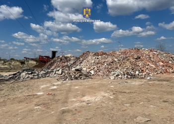 Mii de tone de deșeuri găsite de polițiștii și inspectorii de la Mediu, în Timișoara