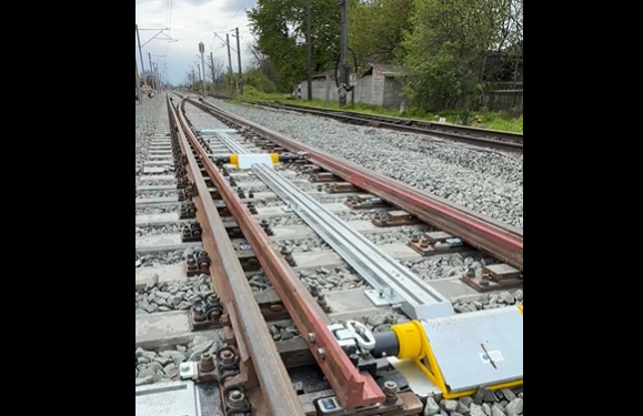 Se circulă pe prima porțiune de cale ferată modernizată din stația Lugoj