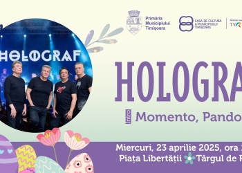 Damian Drăghici și Holograf, în ultimele zile ale Târgului de Paști din Timișoara