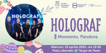 Damian Drăghici și Holograf, în ultimele zile ale Târgului de Paști din Timișoara