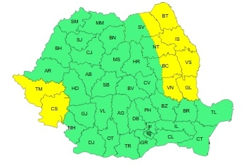Vremea rea nu se lasă dusă din vestul țării! Cod galben de vânt până la mijlocul săptămânii